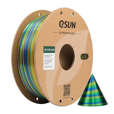 eSUN Silk Candy 1.75mm 1kg - Gold Blue Green