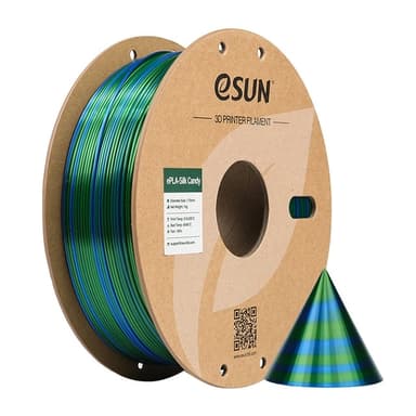 eSUN Silk Candy 1.75mm 1kg - Blue Green