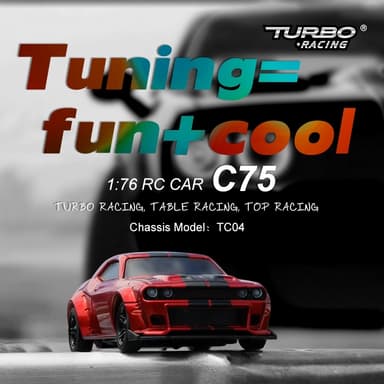 Turbo Racing C75 1/76 Black - RTR