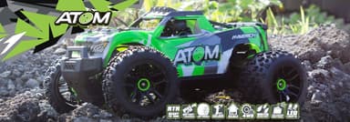Maverick Atom 1:18 4WD Truck Green - Komplett