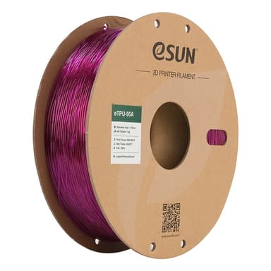 eSUN eTPU 1.75mm 1kg - Transparent Purple