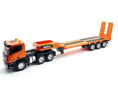 HuiNa Gravemaskin og Plattform Trailer 1:24