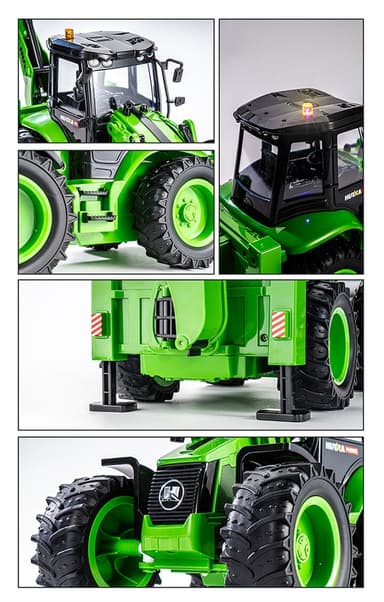 HuiNa Traktor m/Metallskuffe 1:14