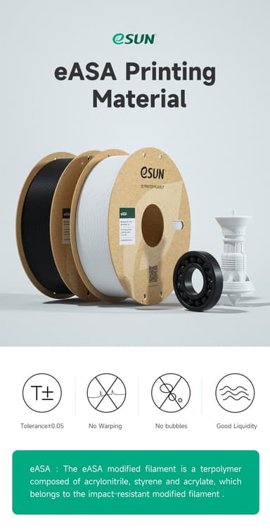 eSUN eASA 1.75mm 1kg - Black