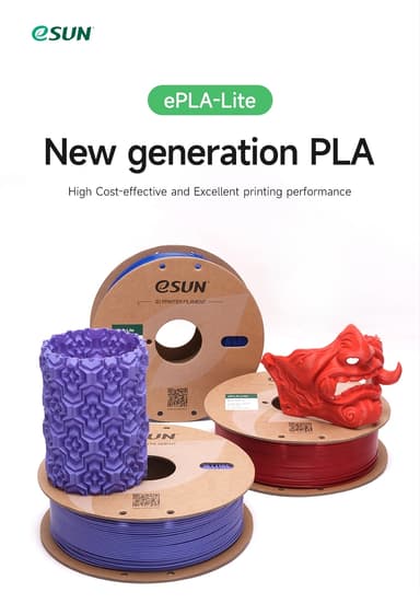 eSUN PLA Lite 1.75mm - 1kg - Grey