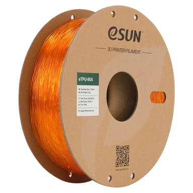 eSUN eTPU 1.75mm 1kg - Transparent Orange