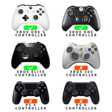 For Xbox One S One Elite-kontroller ABXY erstatningsknapper - lyseblå