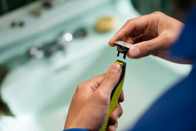 Philips OneBlade barberbladsett QP624/50 (sort)
