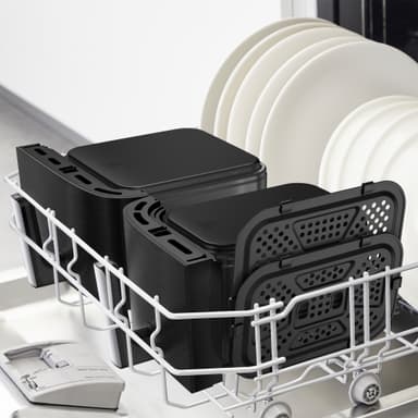 OBH Nordica XXL Dual Easy Fry airfryer AG9428S0 (sort)