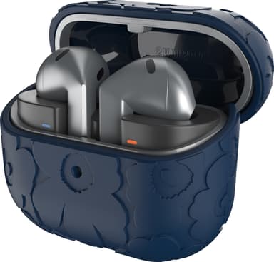 Samsung Galaxy Buds3/Pro Marimekko deksel (sort/blå)
