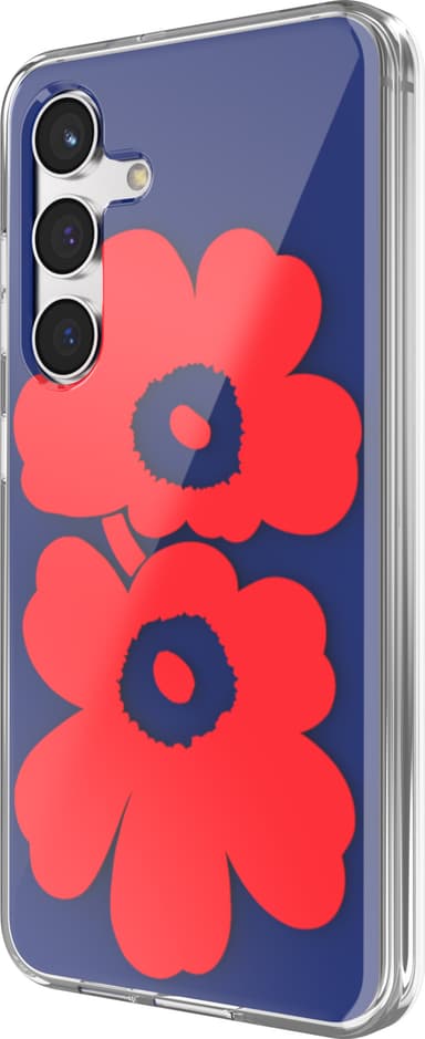 Samsung Galaxy S24 Marimekko Dual Layer deksel (blå/rød)