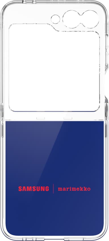 Samsung Galaxy Flip6 Marimekko Dual Layer deksel (blå/rød)