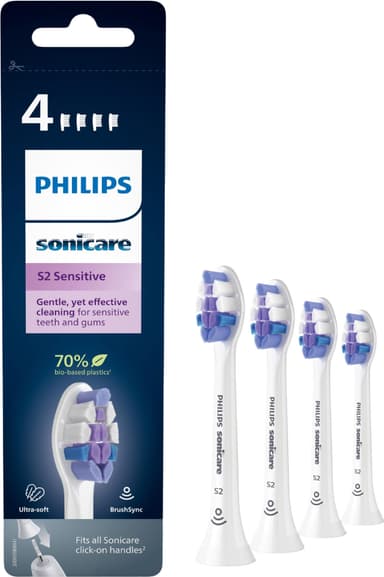 Philips Sonicare Sensitive børstehode HX6054/10 (hvit)
