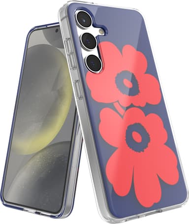 Samsung Galaxy S24 Marimekko Dual Layer deksel (blå/rød)