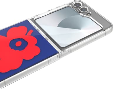 Samsung Galaxy Flip6 Marimekko Dual Layer deksel (blå/rød)