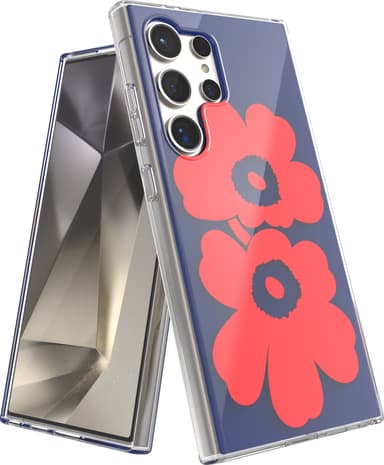 Samsung Galaxy S24 Ultra Marimekko Dual Layer deksel (blå/rød)
