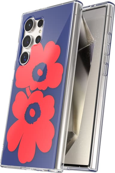Samsung Galaxy S24 Ultra Marimekko Dual Layer deksel (blå/rød)