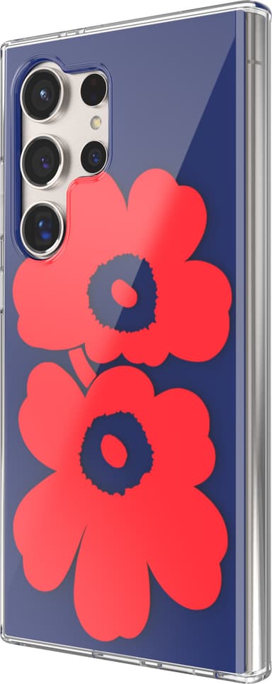 Samsung Galaxy S24 Ultra Marimekko Dual Layer deksel (blå/rød)