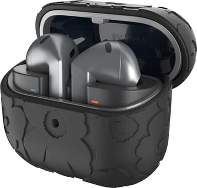 Samsung Galaxy Buds3/Pro Marimekko deksel (sort/sort)