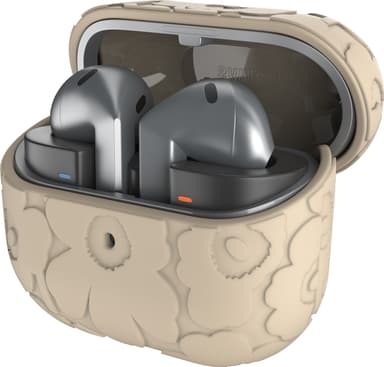 Samsung Galaxy Buds3/Pro Marimekko deksel (sort/beige)