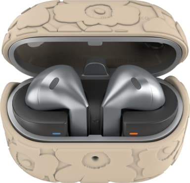 Samsung Galaxy Buds3/Pro Marimekko deksel (sort/beige)
