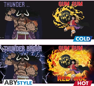 ABYstyle One Piece varmeaktivert krus (Luffy vs K)
