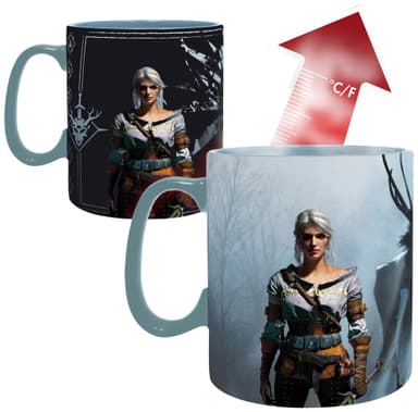 ABYstyle The Witcher varmeaktivert krus (Geralt & Ci)