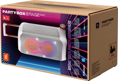 JBL PartyBox Stage 320 partyhøyttaler (hvit)