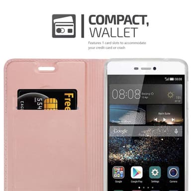 Huawei P8 lommebokdeksel etui (rosa)