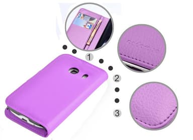 Samsung Galaxy ACE STYLE Deksel Etui Case (lilla)