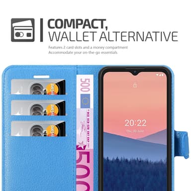 Nokia C21 Deksel Etui Case (blå)