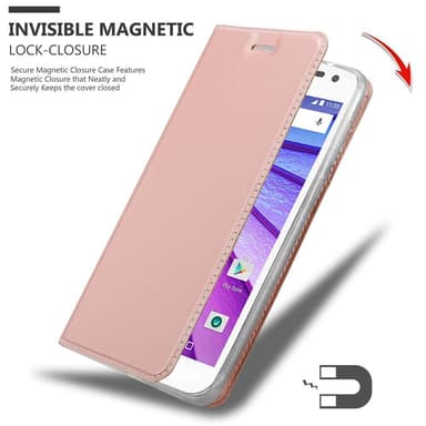 Motorola MOTO G3 lommebokdeksel etui (rosa)