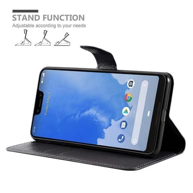 Google PIXEL 3 XL Deksel Etui Case (svart)