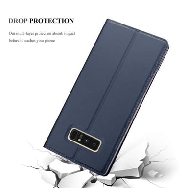 Samsung Galaxy NOTE 8 lommebokdeksel etui (blå)