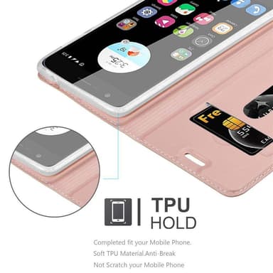 ZTE Blade V8 lommebokdeksel etui (rosa)