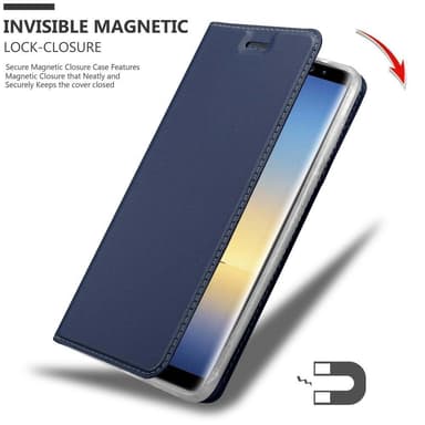 Samsung Galaxy NOTE 8 lommebokdeksel etui (blå)