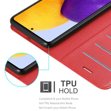 Samsung Galaxy A73 5G Deksel Etui Case (rød)