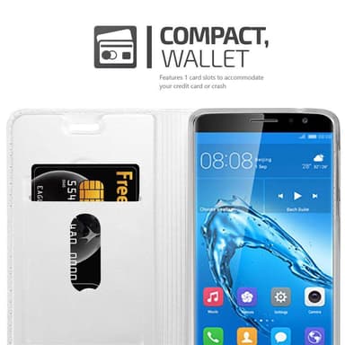 Huawei NOVA PLUS lommebokdeksel etui (sølv)