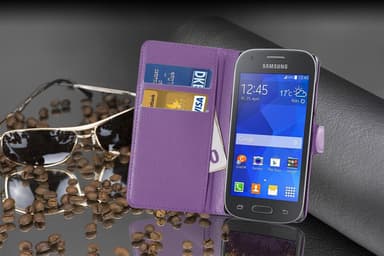 Samsung Galaxy ACE STYLE Deksel Etui Case (lilla)