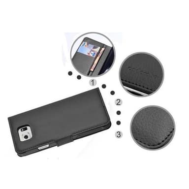 Samsung Galaxy S6 Deksel Etui Case (svart)
