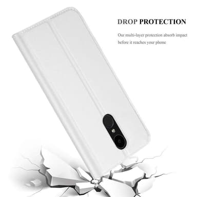 LG K4 2017 lommebokdeksel etui (sølv)