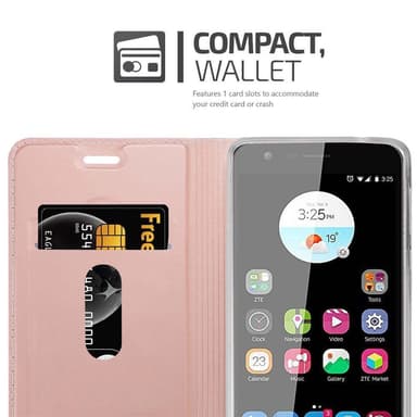 ZTE Blade V8 lommebokdeksel etui (rosa)