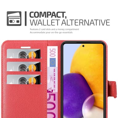Samsung Galaxy A73 5G Deksel Etui Case (rød)