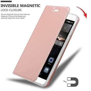 Huawei P8 lommebokdeksel etui (rosa)