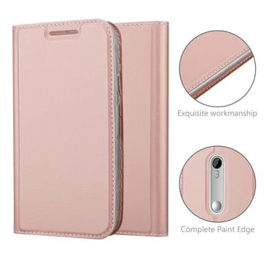 Motorola MOTO G3 lommebokdeksel etui (rosa)
