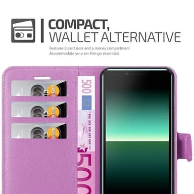 Sony Xperia 10 II Deksel Etui Case (lilla)