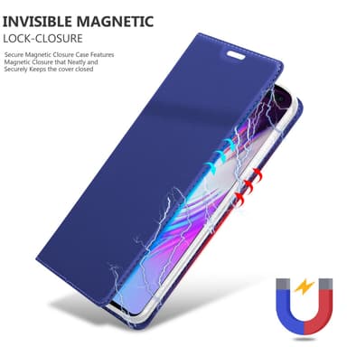 Samsung Galaxy S10 5G lommebokdeksel etui (blå)