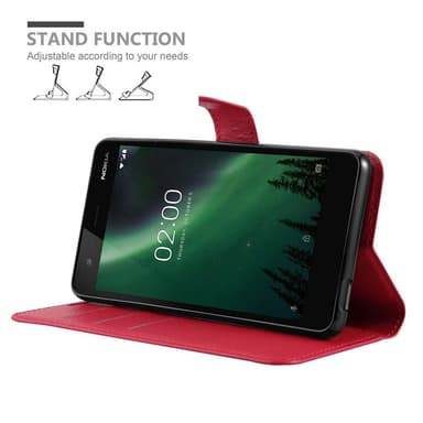 Nokia 2.1 Deksel Etui Case (rød)