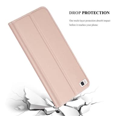 Huawei P8 lommebokdeksel etui (rosa)