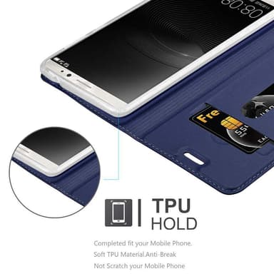 Huawei MATE 8 lommebokdeksel etui (blå)